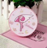 Étui à lentilles de contact de couleur rose Sakura