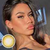 Lentilles de contact de couleur marron noisette Pro