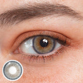 Lentilles de contact colorées sur ordonnance Flora Gray