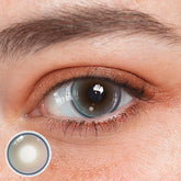 Lentilles de contact colorées bleues Aura