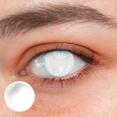 Halloween White out Colored Contact Lenses