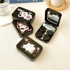 Estojo para lentes de contato coloridas Three Little Cuties
