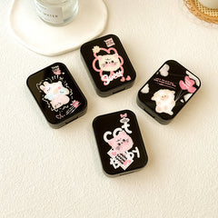 Estojo para lentes de contato coloridas Three Little Cuties