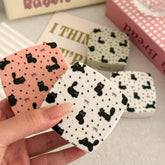 Blomsterbue Katteformet farget kontaktlinseetui