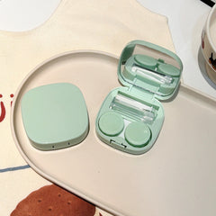 Like Fish Solid Color Portable Colored Contact Lens Case