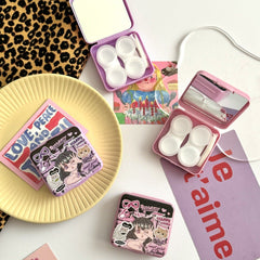 Cool Girl Colored Contact Lens Case