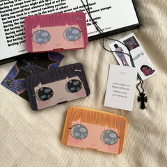 Estojo para lentes de contato coloridas Big Eye Girl