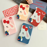 Lop Ear Bow Bunny Colored Contact Lens Case