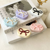 Dainty Dot Ribbon Colored Contact Lens Case