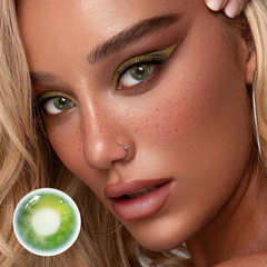 lentes de contato coloridas com prescrição verde lracema