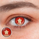 Cosplay Hutao Red Colored Contact Lenses
