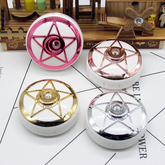 Pentagonal Star Drill Multicolor Colored Contact Lens Case