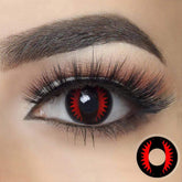 Cosplay Wild Cat Eye Red Colored Contact Lenses