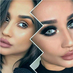 Hidrocor Quartz Blue Gray Prescription Colored Contact Lenses