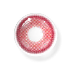 Lentes De Contacto De Color Rojo Hada Cosplay