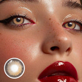 Lentilles de contact colorées sur ordonnance Aine NutCracker Brown