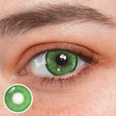Lentilles de contact de couleur verte Amaretto