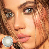 Lentilles de contact colorées sur ordonnance Halo Grey