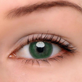 Lentilles de contact colorées sur ordonnance de couleur vert bonbon de qualité supérieure