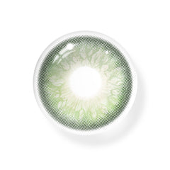 Lentes de contato verdes Dione