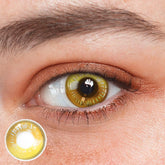 Cosplay Anime Yellow Prescription Colored Contact Lenses