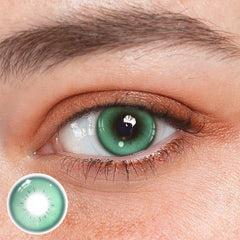 Lentes de contato verdes Sebille