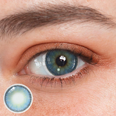 Lentilles de contact colorées sur ordonnance bleu bonbon de qualité supérieure