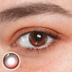 Lentile de contact colorate Cosplay Abyss Crazy Pink