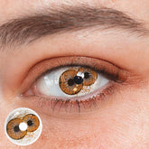 Cosplay Twin Abyss Eyes Brown Colored Contact Lenses