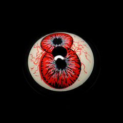 Lentes de contato de cor vermelha Cosplay Twin Abyss Eyes