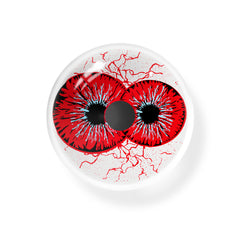 Lentes de contato de cor vermelha Cosplay Twin Abyss Eyes
