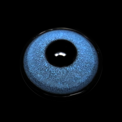 Lentes de contato de cor azul fluorescente Cosplay