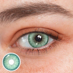 Lentes de contato verdes Eris