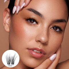 Μαύρες βλεφαρίδες Elisa - 12 mm