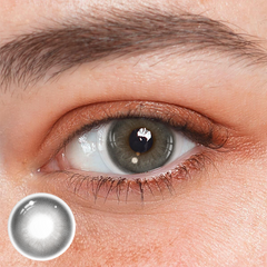 Stormy Light Gray Colored Contact Lenses