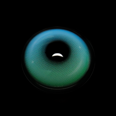 Cosplay zelené kontaktné šošovky na deň svätého leta