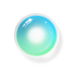 Cosplay zelené kontaktné šošovky na deň svätého leta