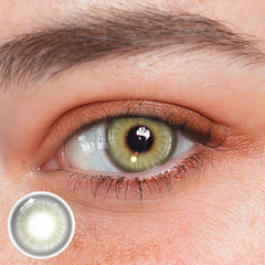 Lentile de contact colorate cu prescripție verde deschis Himalaya