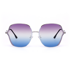 Aurea ochelari de soare supradimensionați violet