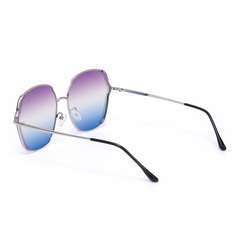 Aurea ochelari de soare supradimensionați violet