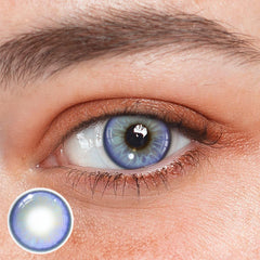 Lentes de contato roxas Elvina