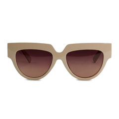 Ochelari de soare cu șampanie pătrați retro Rita
