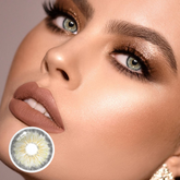 Lentes de contato Cyrene cinza âmbar