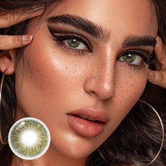 Morena Green Colored Contact Lenses