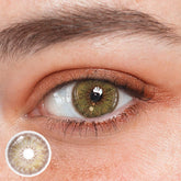 Cyrene Amber Hazel Colored Contact Lenses