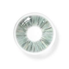 Lentes de contato verdes brilhantes Clover