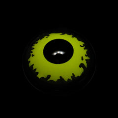 Lentes de contato coloridas amarelas Cosplay Demonlord Mammon