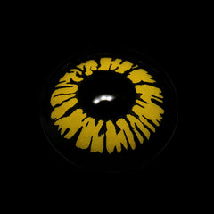 Lentes de contato de cor amarela Cosplay Cyberpunk