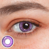 Cosplay Succubus Purple Colored Contact Lenses