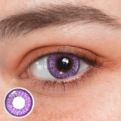 Lentes de contato de cor roxa Cosplay Succubus